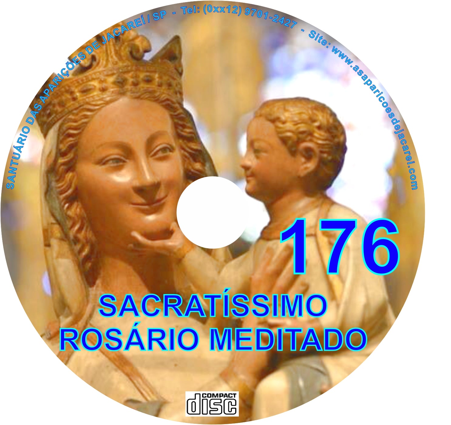 CD Rosário Meditado 176 CD Rosário Meditado 176